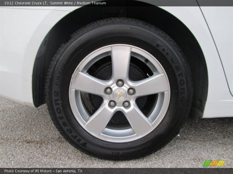Summit White / Medium Titanium 2012 Chevrolet Cruze LT