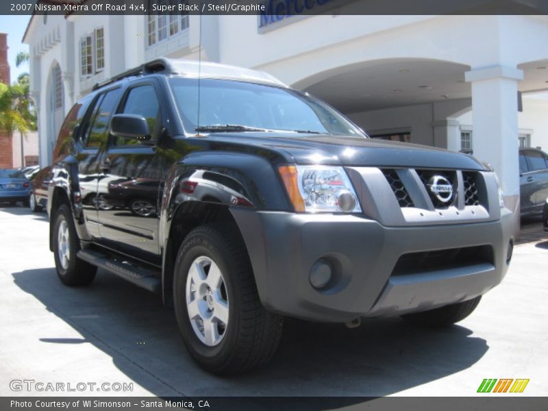 Super Black / Steel/Graphite 2007 Nissan Xterra Off Road 4x4