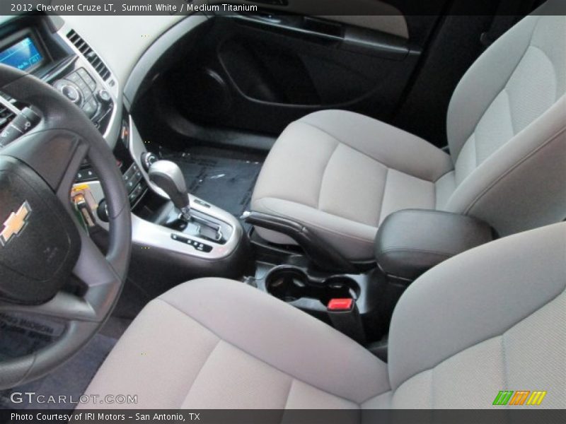 Summit White / Medium Titanium 2012 Chevrolet Cruze LT