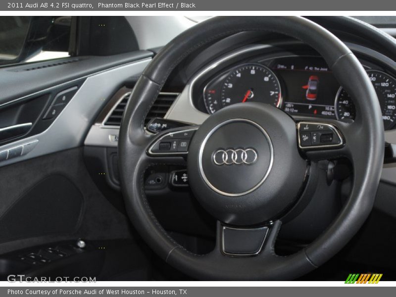 Phantom Black Pearl Effect / Black 2011 Audi A8 4.2 FSI quattro