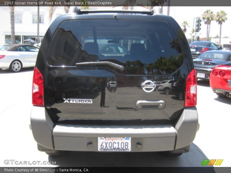 Super Black / Steel/Graphite 2007 Nissan Xterra Off Road 4x4