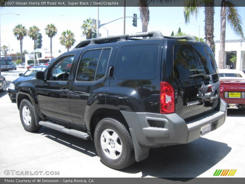 Super Black / Steel/Graphite 2007 Nissan Xterra Off Road 4x4