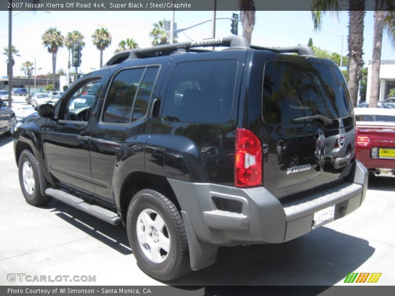 Super Black / Steel/Graphite 2007 Nissan Xterra Off Road 4x4