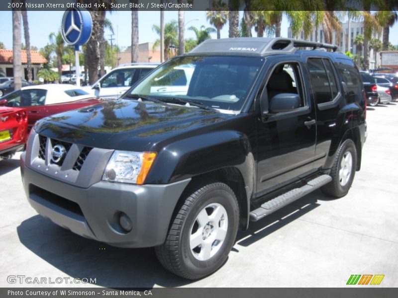 Super Black / Steel/Graphite 2007 Nissan Xterra Off Road 4x4