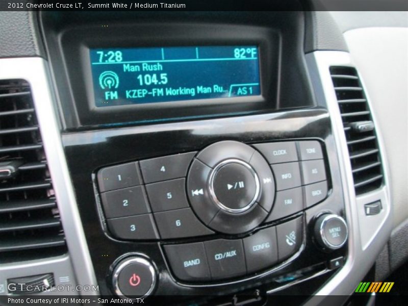 Summit White / Medium Titanium 2012 Chevrolet Cruze LT