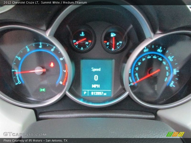 Summit White / Medium Titanium 2012 Chevrolet Cruze LT