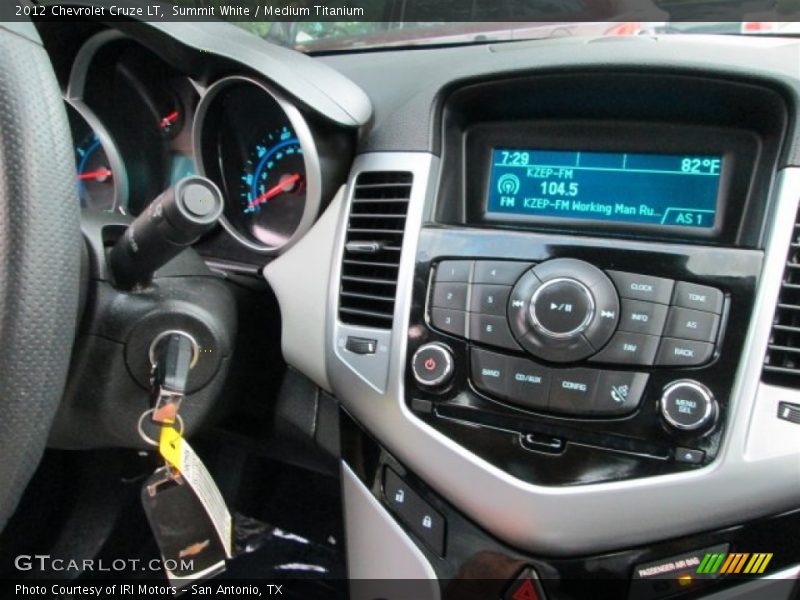 Summit White / Medium Titanium 2012 Chevrolet Cruze LT