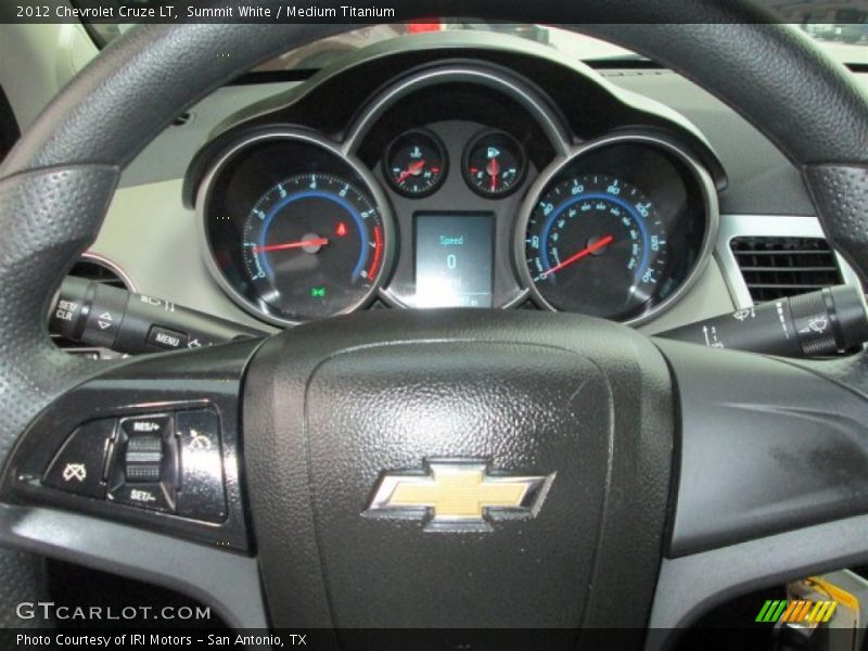 Summit White / Medium Titanium 2012 Chevrolet Cruze LT