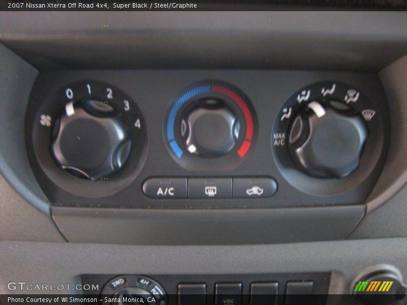 Super Black / Steel/Graphite 2007 Nissan Xterra Off Road 4x4