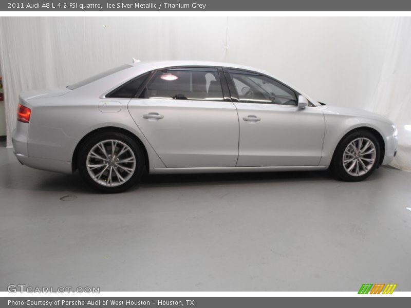 Ice Silver Metallic / Titanium Grey 2011 Audi A8 L 4.2 FSI quattro