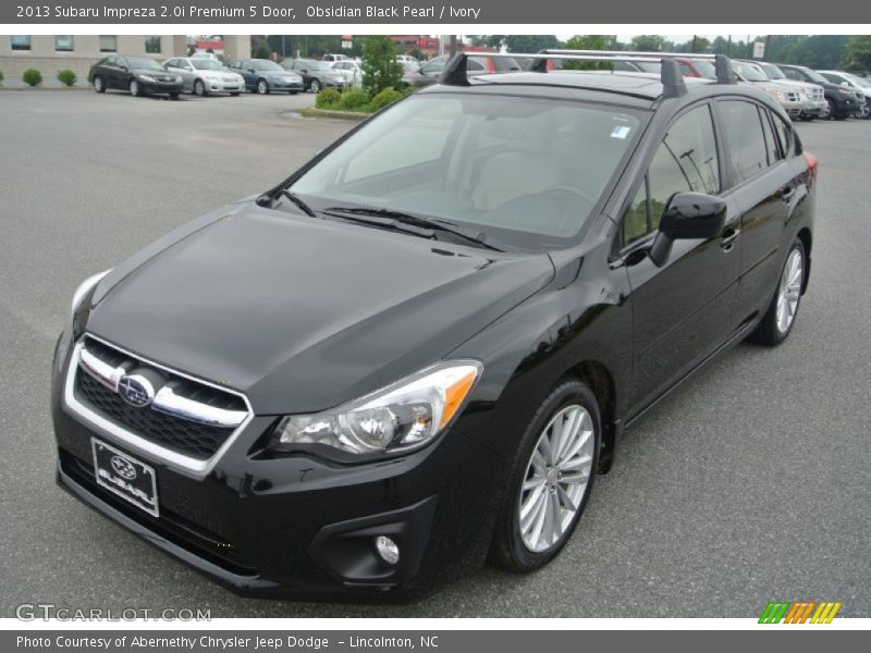 Obsidian Black Pearl / Ivory 2013 Subaru Impreza 2.0i Premium 5 Door