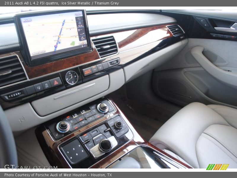 Ice Silver Metallic / Titanium Grey 2011 Audi A8 L 4.2 FSI quattro