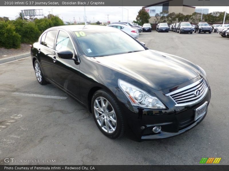 Obsidian Black / Graphite 2010 Infiniti G 37 Journey Sedan