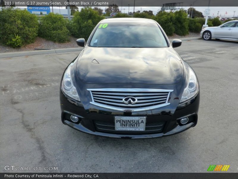 Obsidian Black / Graphite 2010 Infiniti G 37 Journey Sedan