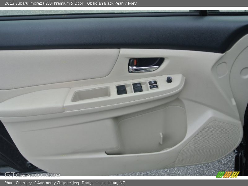 Obsidian Black Pearl / Ivory 2013 Subaru Impreza 2.0i Premium 5 Door