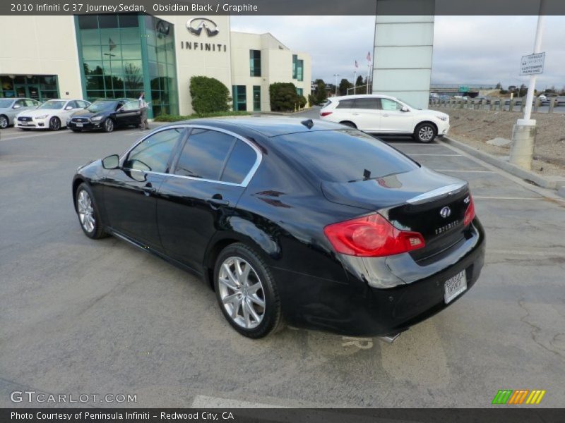 Obsidian Black / Graphite 2010 Infiniti G 37 Journey Sedan