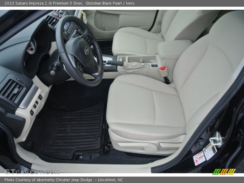 Obsidian Black Pearl / Ivory 2013 Subaru Impreza 2.0i Premium 5 Door