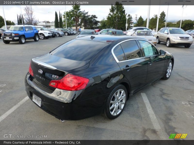 Obsidian Black / Graphite 2010 Infiniti G 37 Journey Sedan