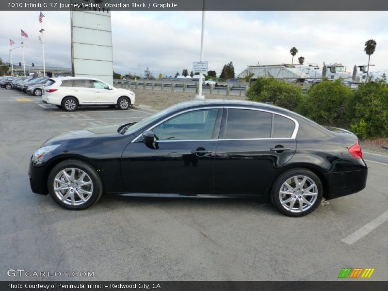 Obsidian Black / Graphite 2010 Infiniti G 37 Journey Sedan