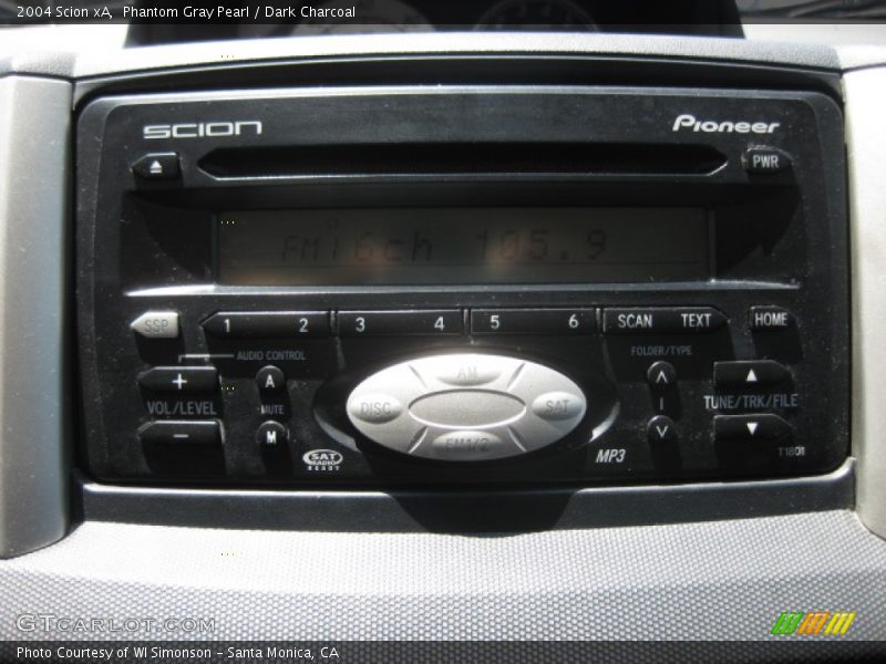 Phantom Gray Pearl / Dark Charcoal 2004 Scion xA