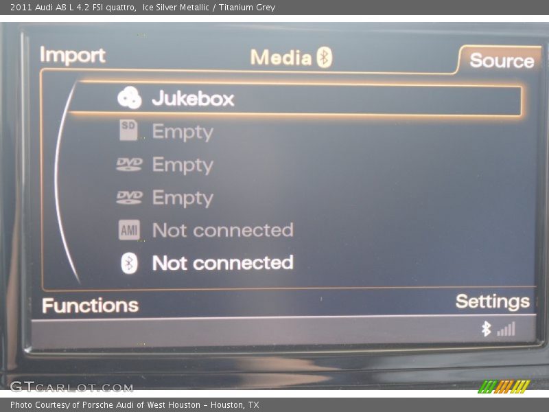 Ice Silver Metallic / Titanium Grey 2011 Audi A8 L 4.2 FSI quattro