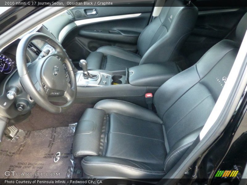 Obsidian Black / Graphite 2010 Infiniti G 37 Journey Sedan