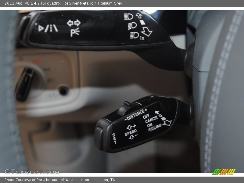 Ice Silver Metallic / Titanium Grey 2011 Audi A8 L 4.2 FSI quattro