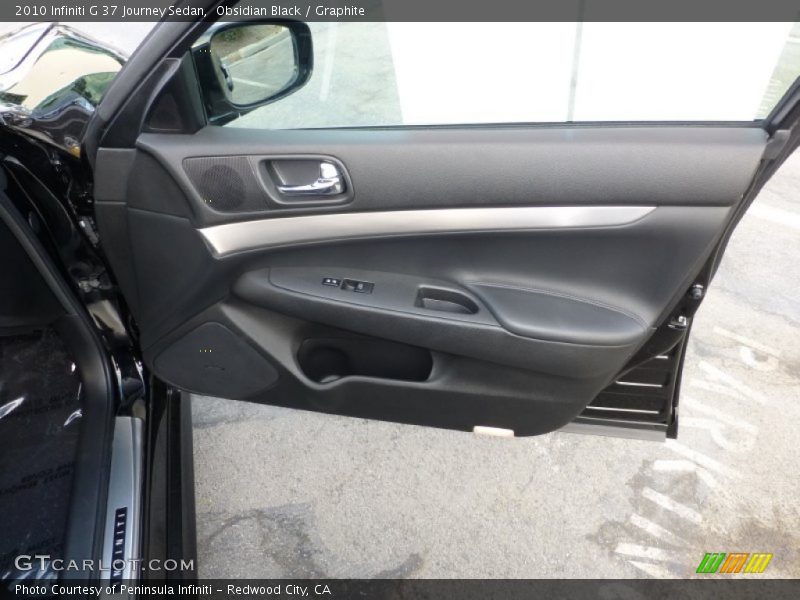 Obsidian Black / Graphite 2010 Infiniti G 37 Journey Sedan