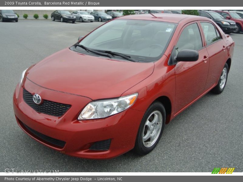 Barcelona Red Metallic / Bisque 2009 Toyota Corolla