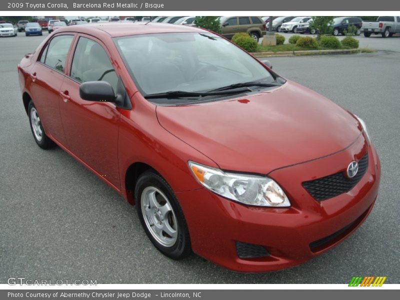 Barcelona Red Metallic / Bisque 2009 Toyota Corolla