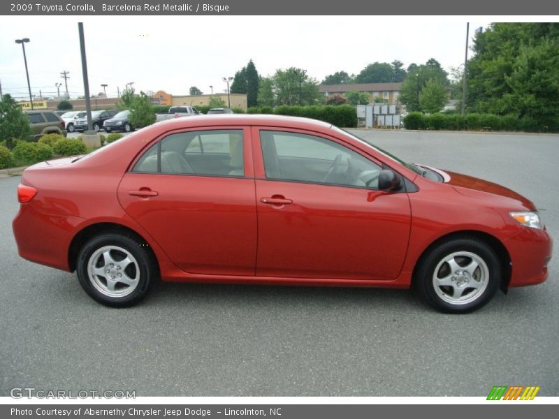 Barcelona Red Metallic / Bisque 2009 Toyota Corolla