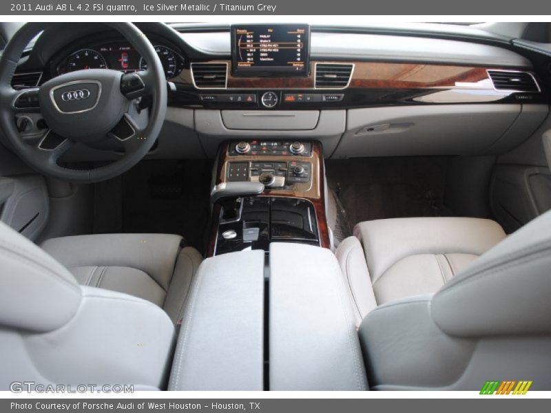 Ice Silver Metallic / Titanium Grey 2011 Audi A8 L 4.2 FSI quattro