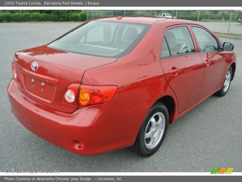 Barcelona Red Metallic / Bisque 2009 Toyota Corolla