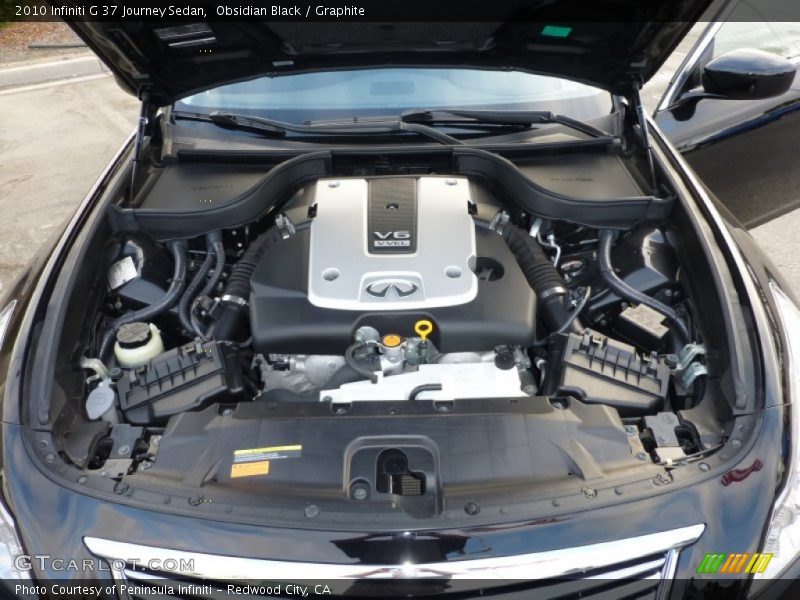 Obsidian Black / Graphite 2010 Infiniti G 37 Journey Sedan