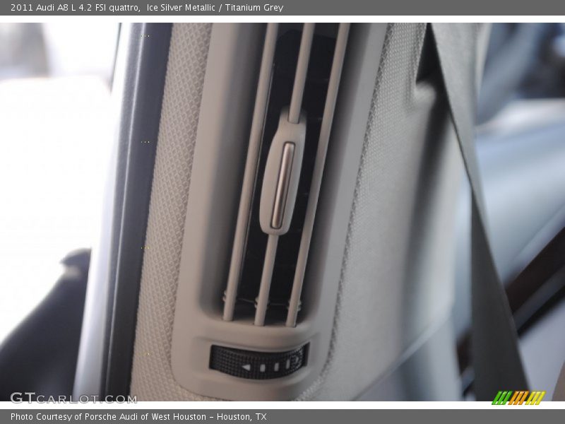 Ice Silver Metallic / Titanium Grey 2011 Audi A8 L 4.2 FSI quattro