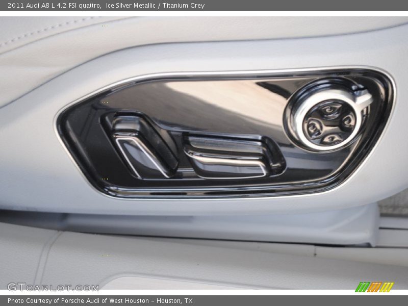 Ice Silver Metallic / Titanium Grey 2011 Audi A8 L 4.2 FSI quattro