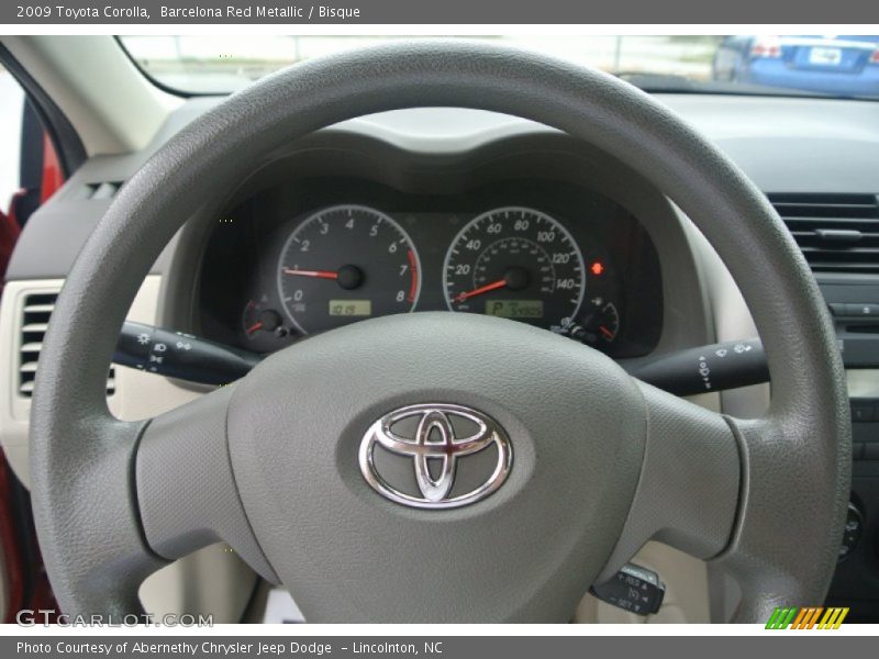 Barcelona Red Metallic / Bisque 2009 Toyota Corolla