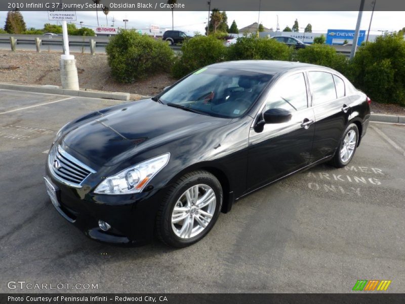 Obsidian Black / Graphite 2010 Infiniti G 37 Journey Sedan