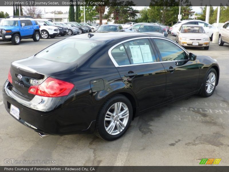 Obsidian Black / Graphite 2010 Infiniti G 37 Journey Sedan