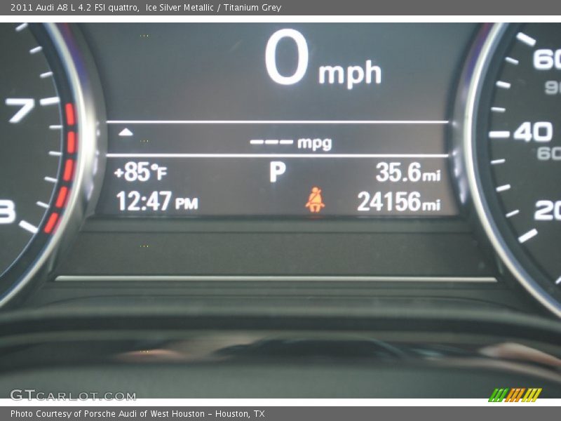 Ice Silver Metallic / Titanium Grey 2011 Audi A8 L 4.2 FSI quattro