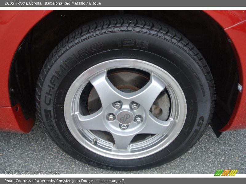 Barcelona Red Metallic / Bisque 2009 Toyota Corolla