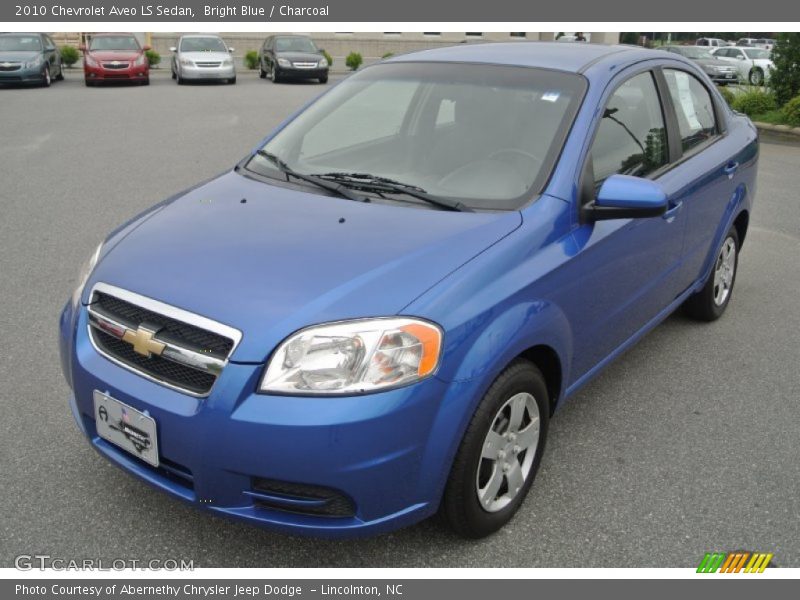 Bright Blue / Charcoal 2010 Chevrolet Aveo LS Sedan