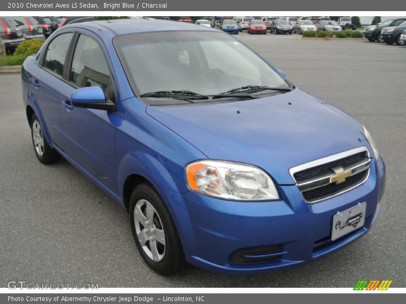 Bright Blue / Charcoal 2010 Chevrolet Aveo LS Sedan