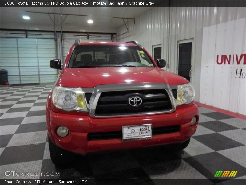 Impulse Red Pearl / Graphite Gray 2006 Toyota Tacoma V6 TRD Double Cab 4x4
