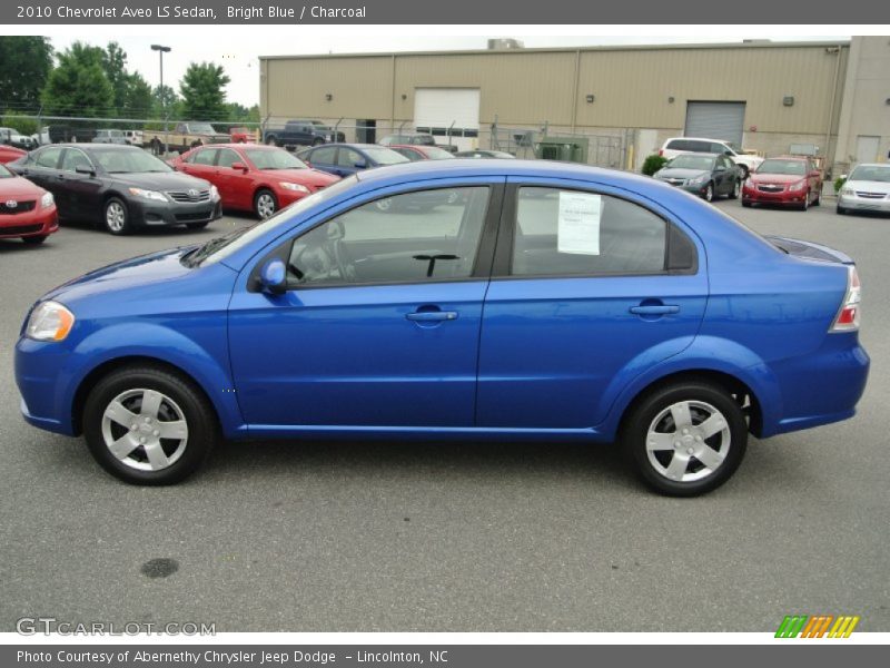 Bright Blue / Charcoal 2010 Chevrolet Aveo LS Sedan