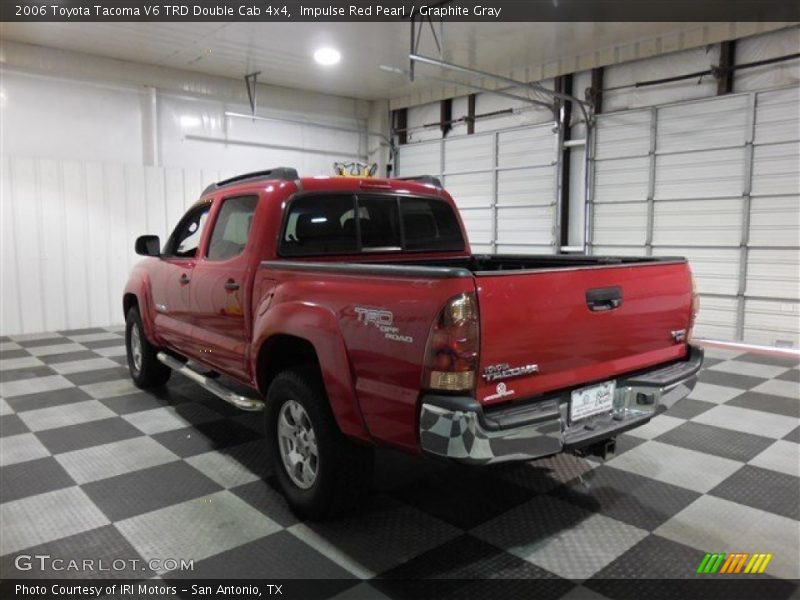 Impulse Red Pearl / Graphite Gray 2006 Toyota Tacoma V6 TRD Double Cab 4x4