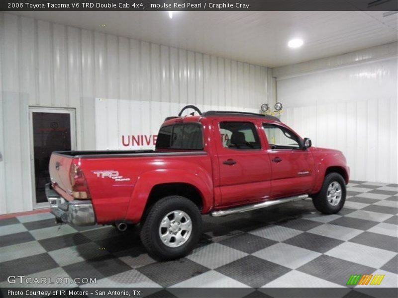 Impulse Red Pearl / Graphite Gray 2006 Toyota Tacoma V6 TRD Double Cab 4x4