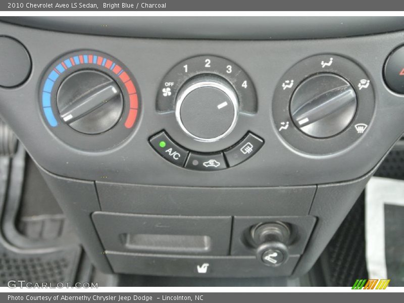 Bright Blue / Charcoal 2010 Chevrolet Aveo LS Sedan