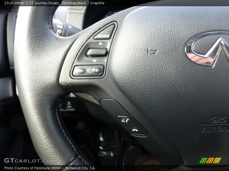 Obsidian Black / Graphite 2010 Infiniti G 37 Journey Sedan