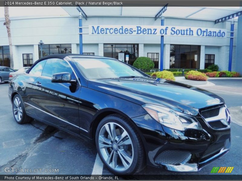 Black / Natural Beige/Black 2014 Mercedes-Benz E 350 Cabriolet